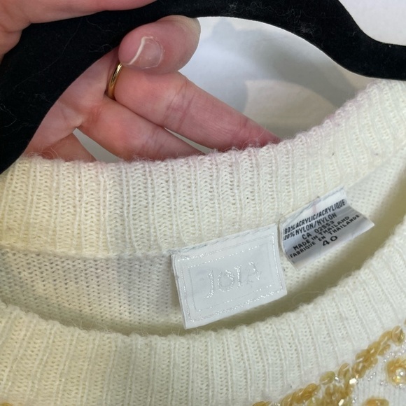 Vintage beaded embellished sweater - Picture 9 of 9